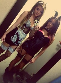 Picture with superb blonde